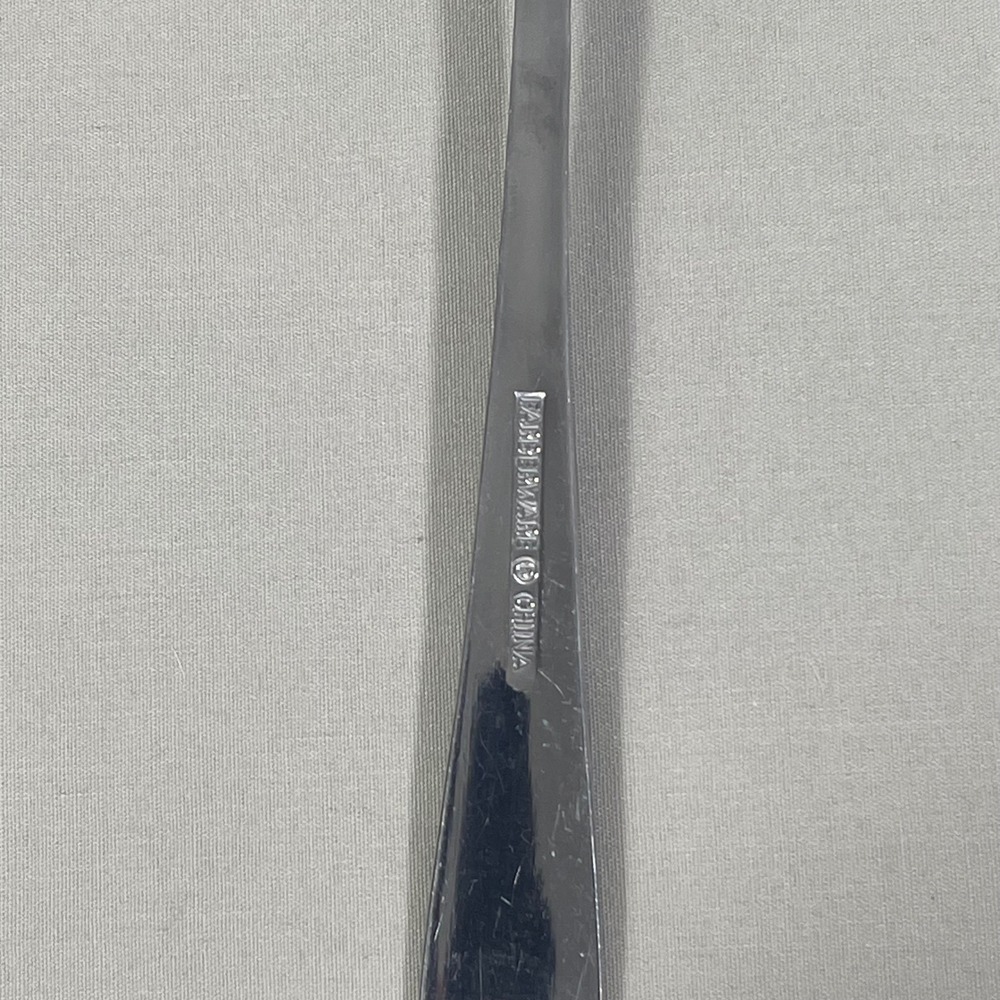 Vtg Farberware Swirl Stainless Flatware Glossy 2pc Fork Spoon Discontinued 08-09 - Picture 3 of 3